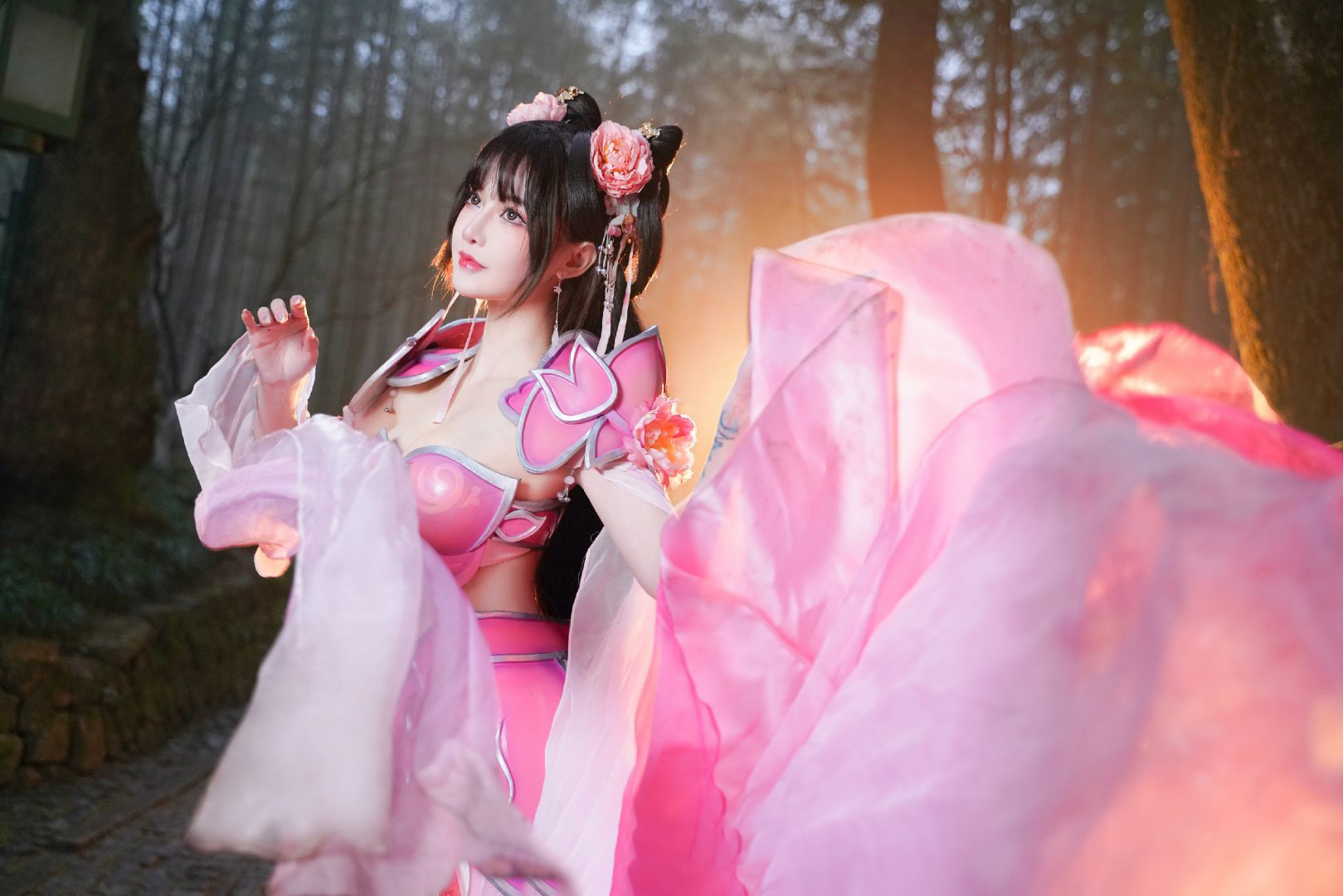 露兒大魔王蜀门手游百花cosplay1