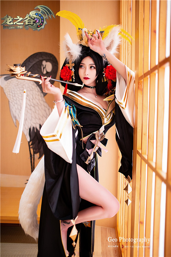 露兒大魔王龙之谷华兰大人cosplay3