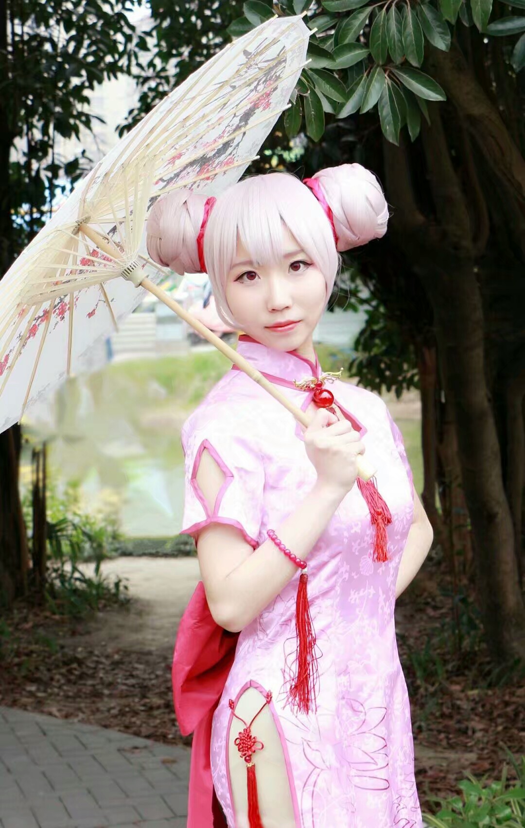 王者荣耀小乔同人旗袍