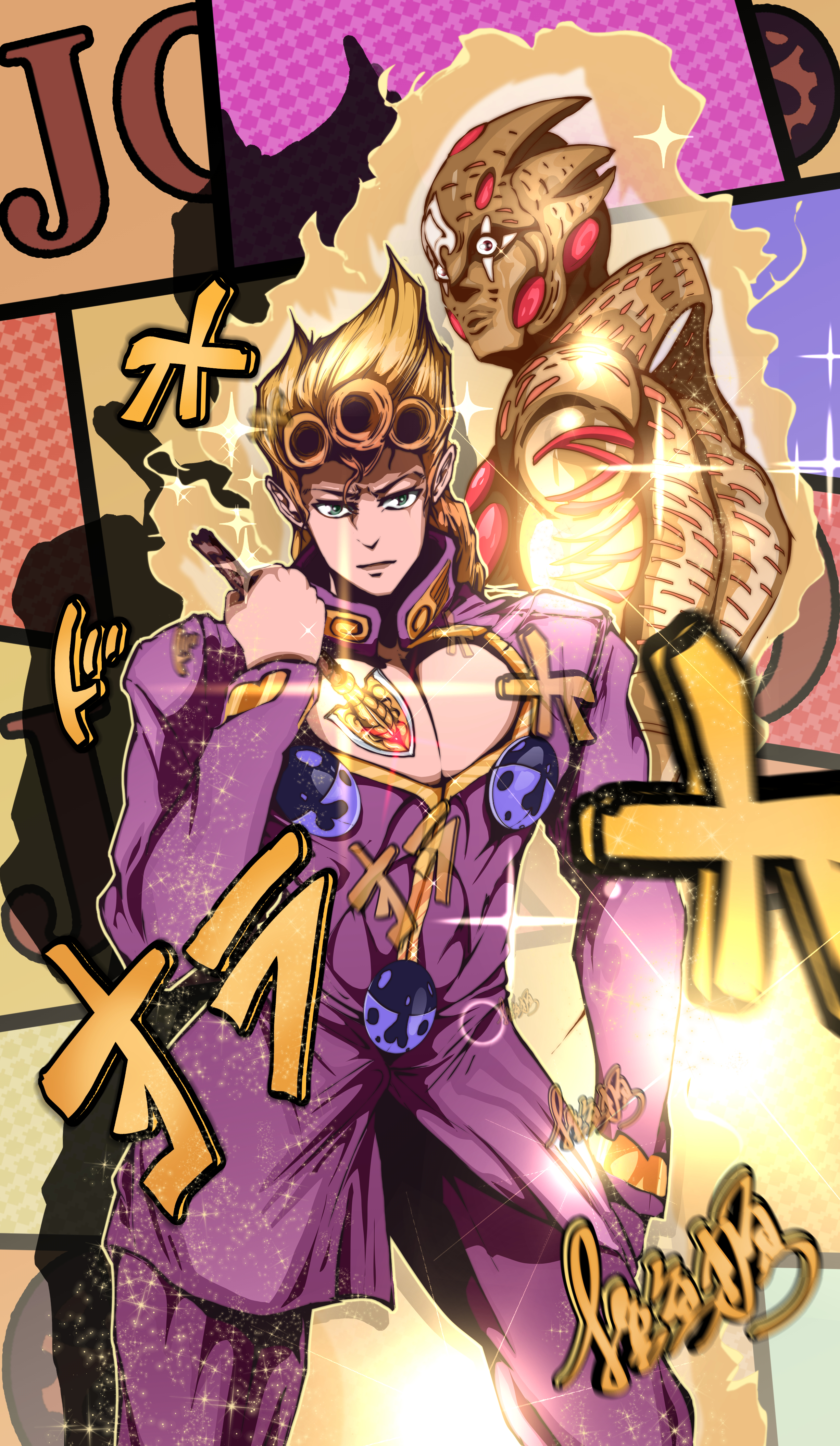 舉報 jojo黃金之風 jojo 喬喬 jojo的奇妙冒險 黃金之風 黃金鎮魂曲