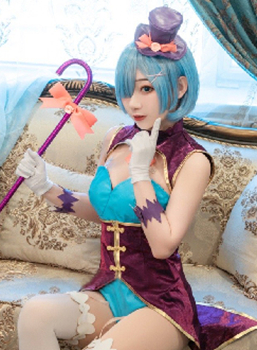 桃墨Cosplay从零开始的异世界生活皮衣蕾姆