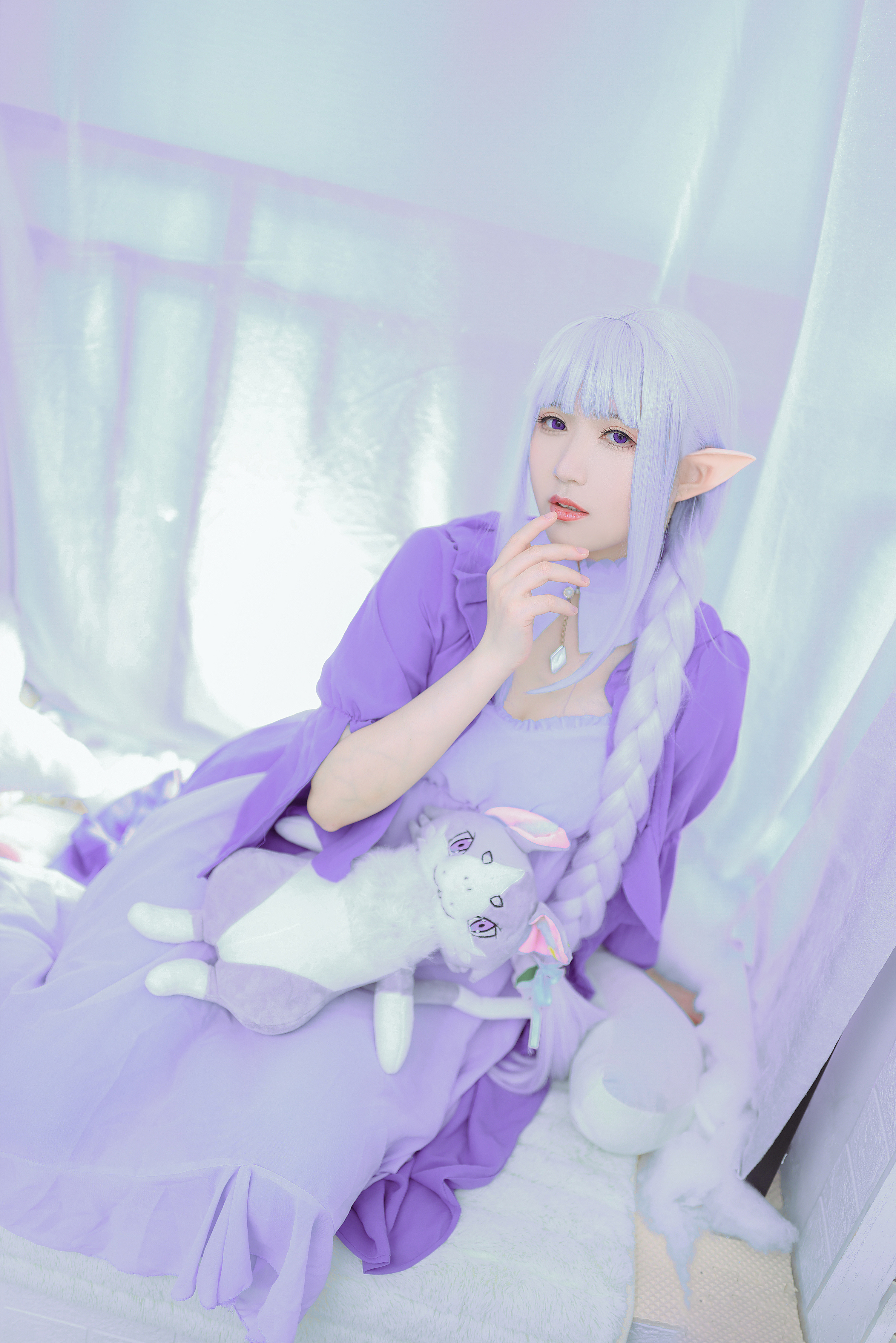 一只郁_可爱_凛RE从零开始的异世界生活爱蜜莉雅cosplay2