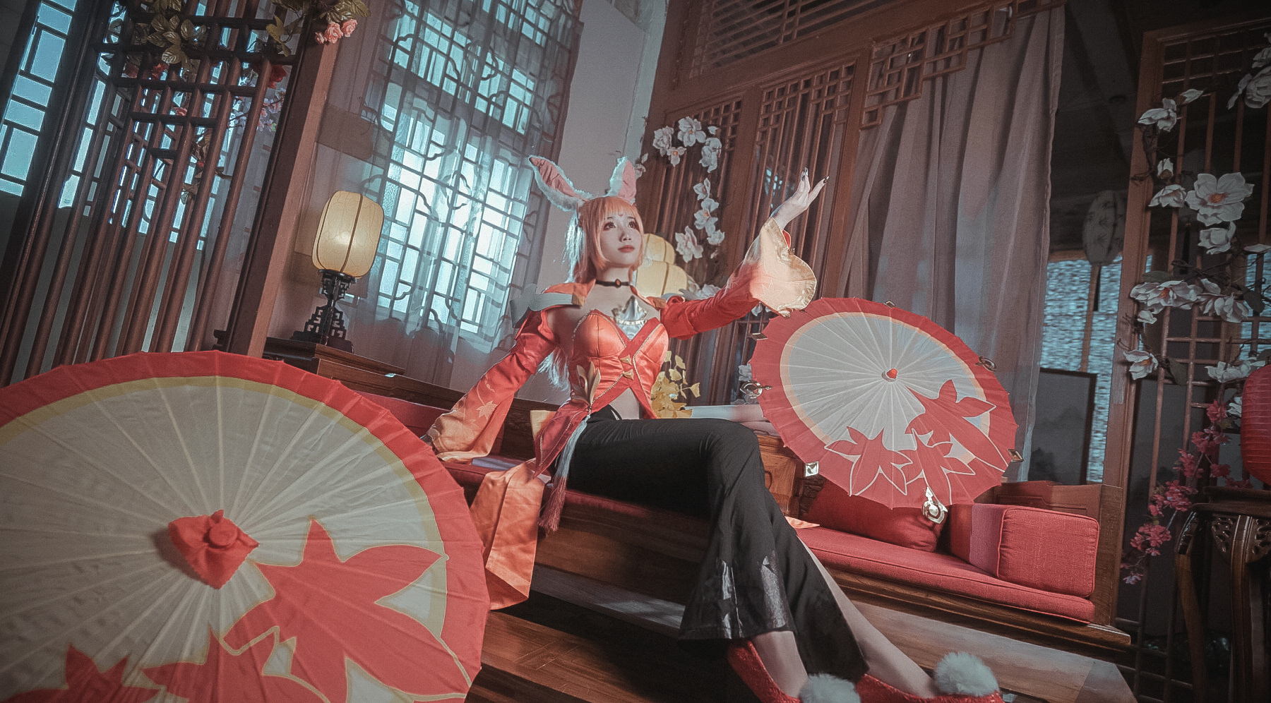 玥颜Queen王者荣耀公孙离原皮Cosplay10