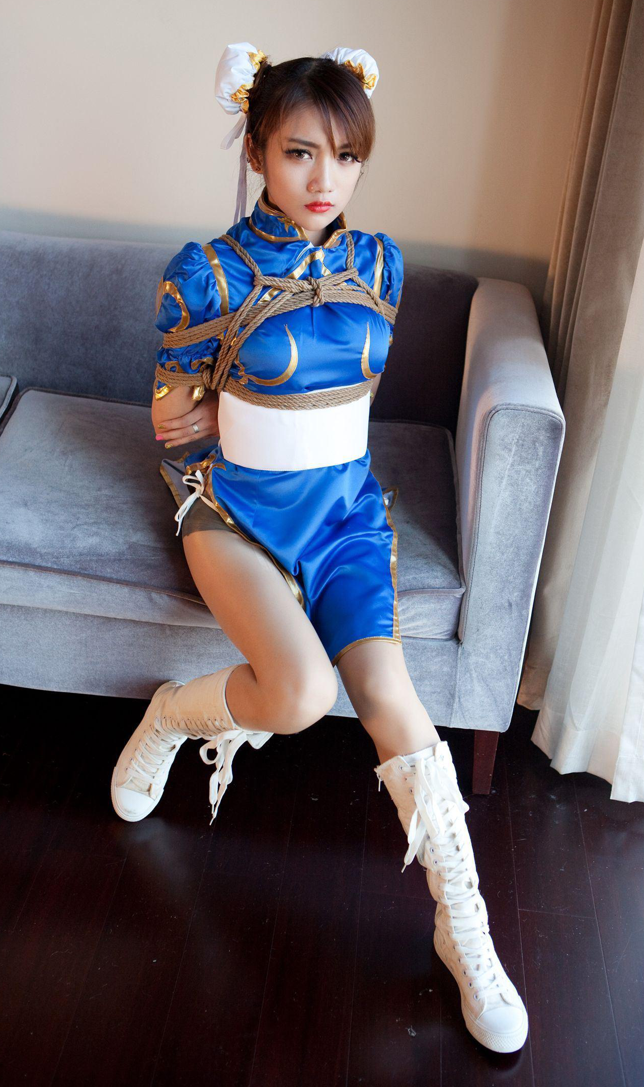 縛リ芸術/束缚艺术 Chun Li Kokomi的写真合集1