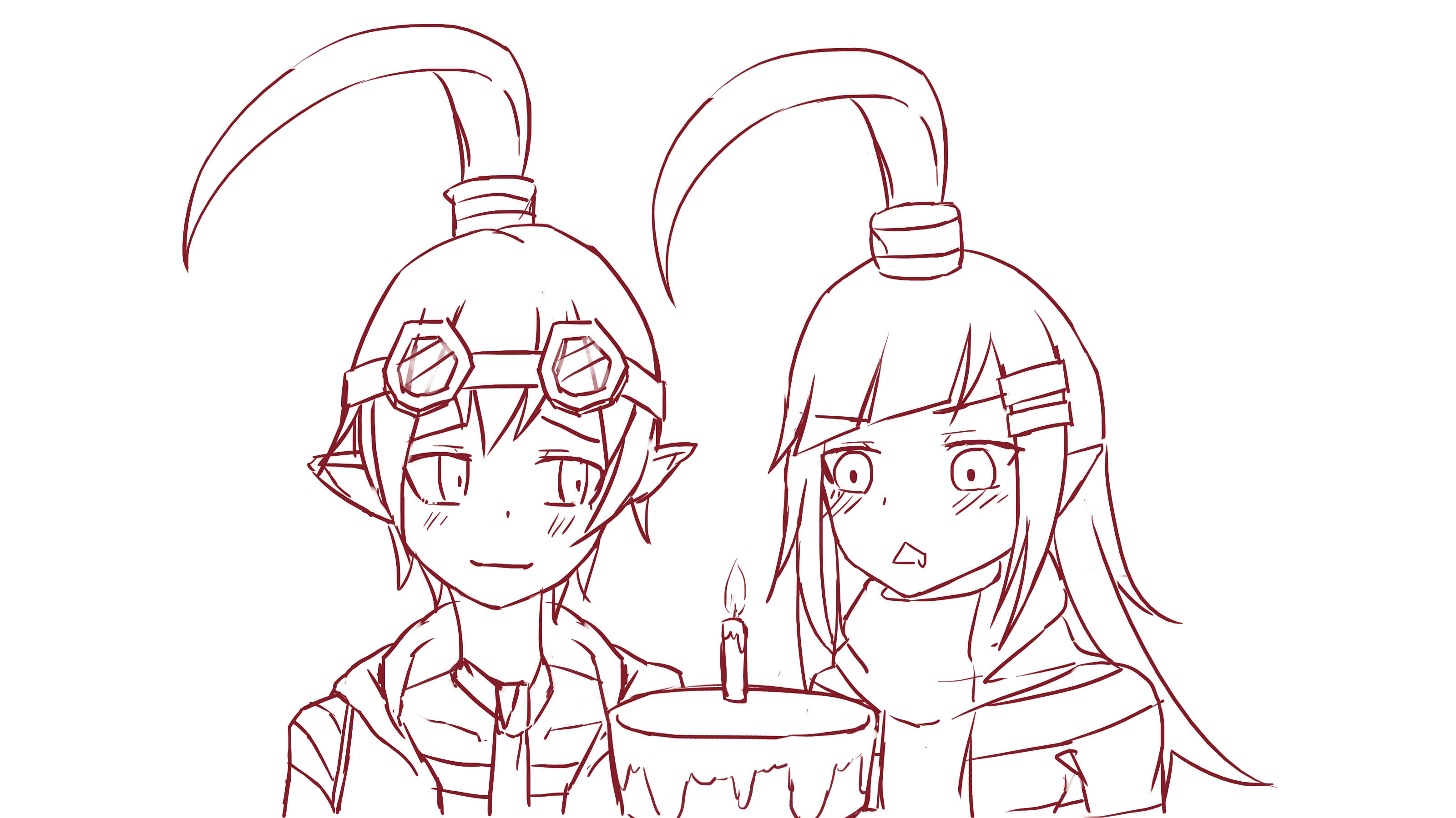 呆毛姐弟生贺~!