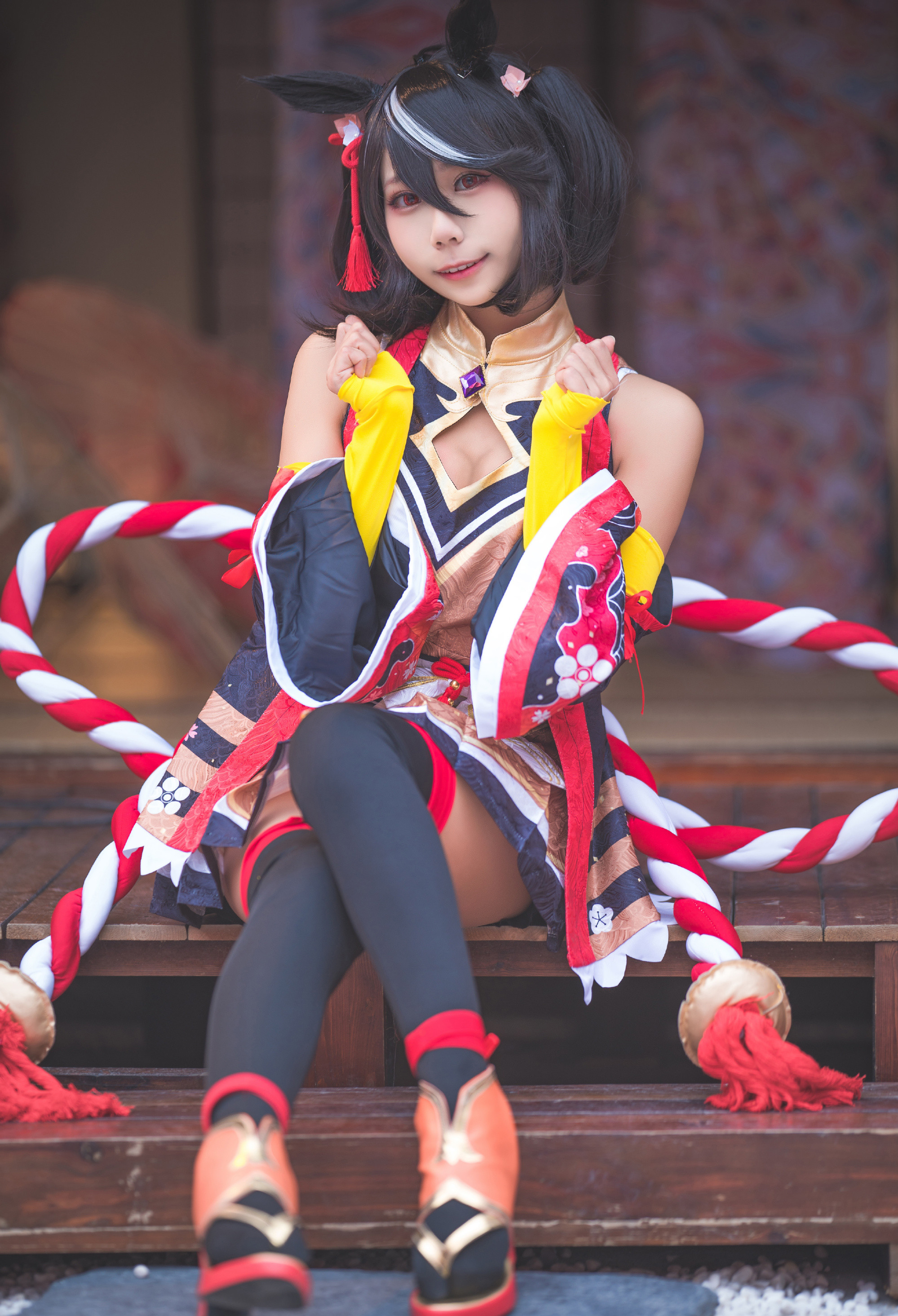 啊甜枫了赛马娘北部玄驹cosplay5