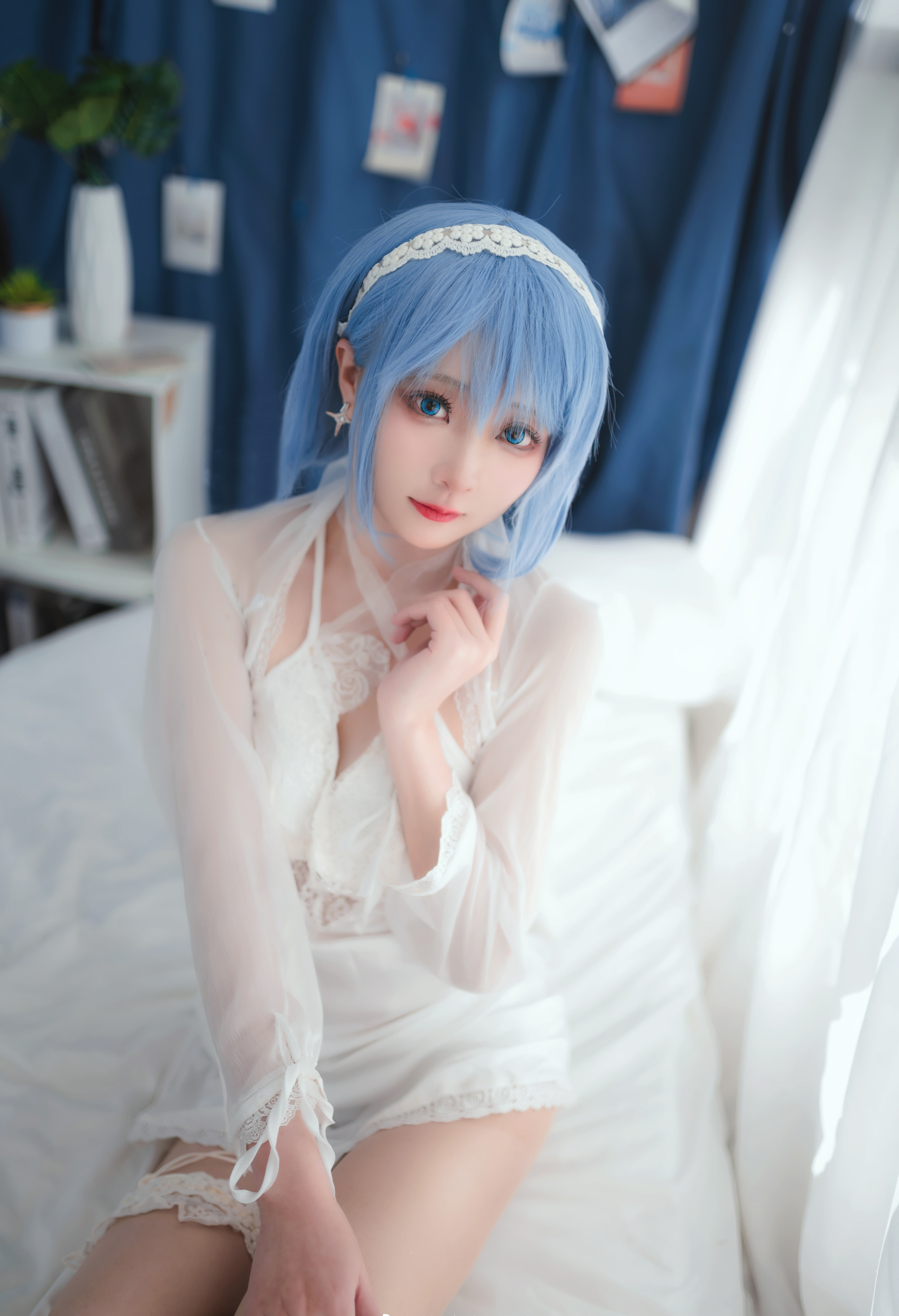 艾瑞碧蓝航线恰巴耶夫白骑兵的假日cosplay3