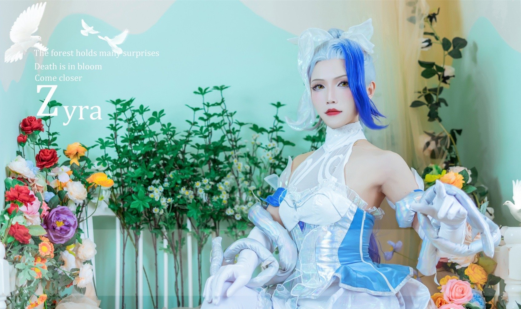 少少英雄联盟水晶婕拉cosplay1