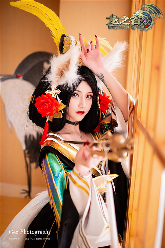 露兒大魔王龙之谷华兰大人cosplay8