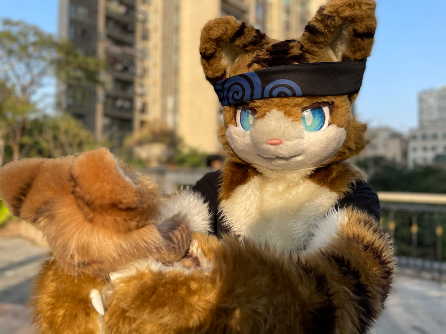 2021年也请多多关照啦! #fursuitfriday# #fursuit#  :暴白姐姐