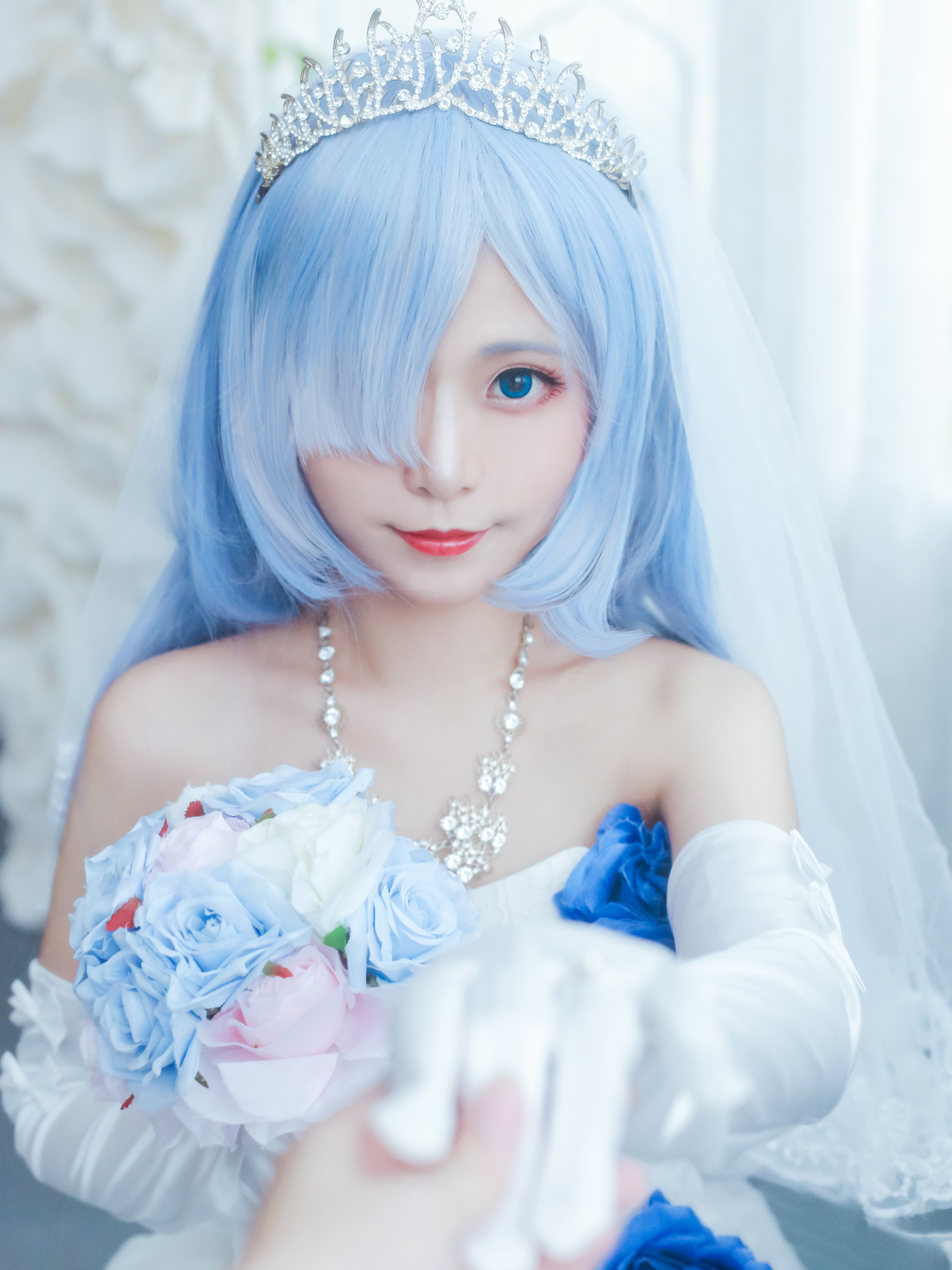 洛城雪Yuki雷姆花嫁CosPlay6