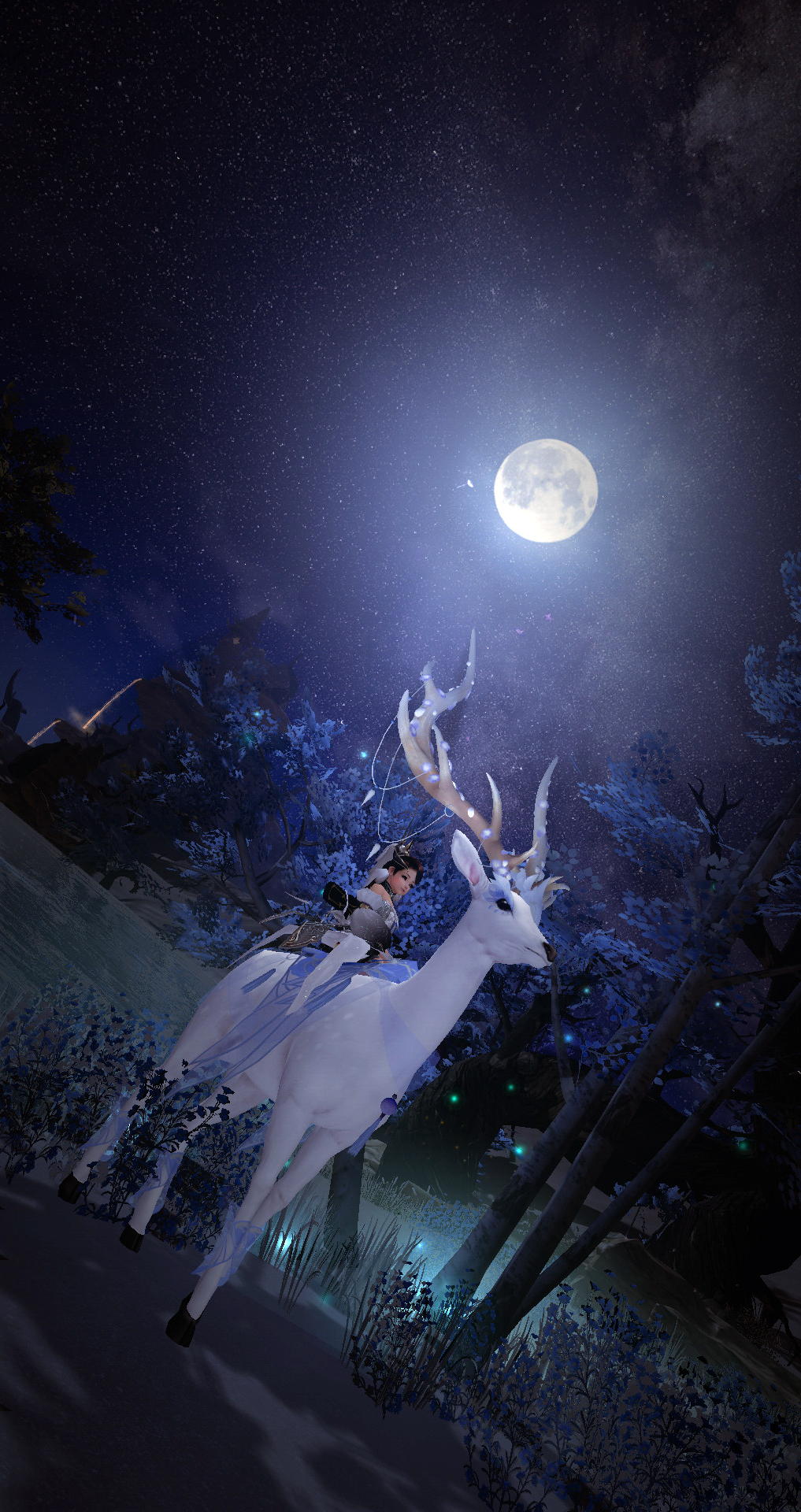 2019/8/3 剑三推了免费领白鹿的活动 师傅请我帮她领  顺便拍几张照片