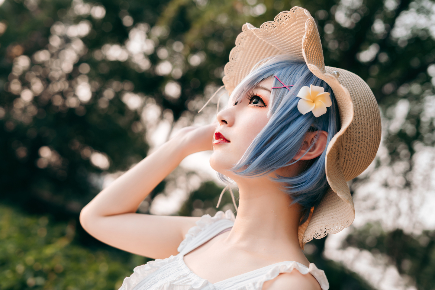 桃墨蕾姆CosPlay7