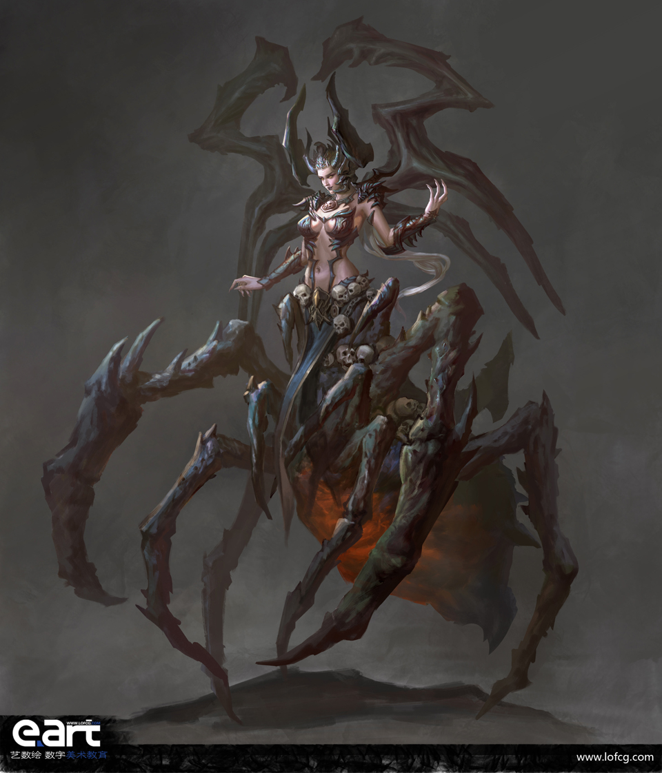 艺数绘学员角色作品讲师钟风华