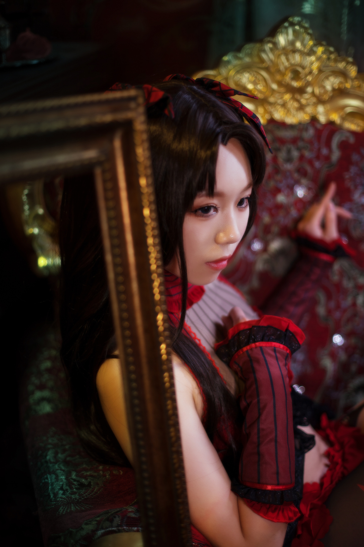 羽罗_Yu FATE远坂凛月之女王cosplay7