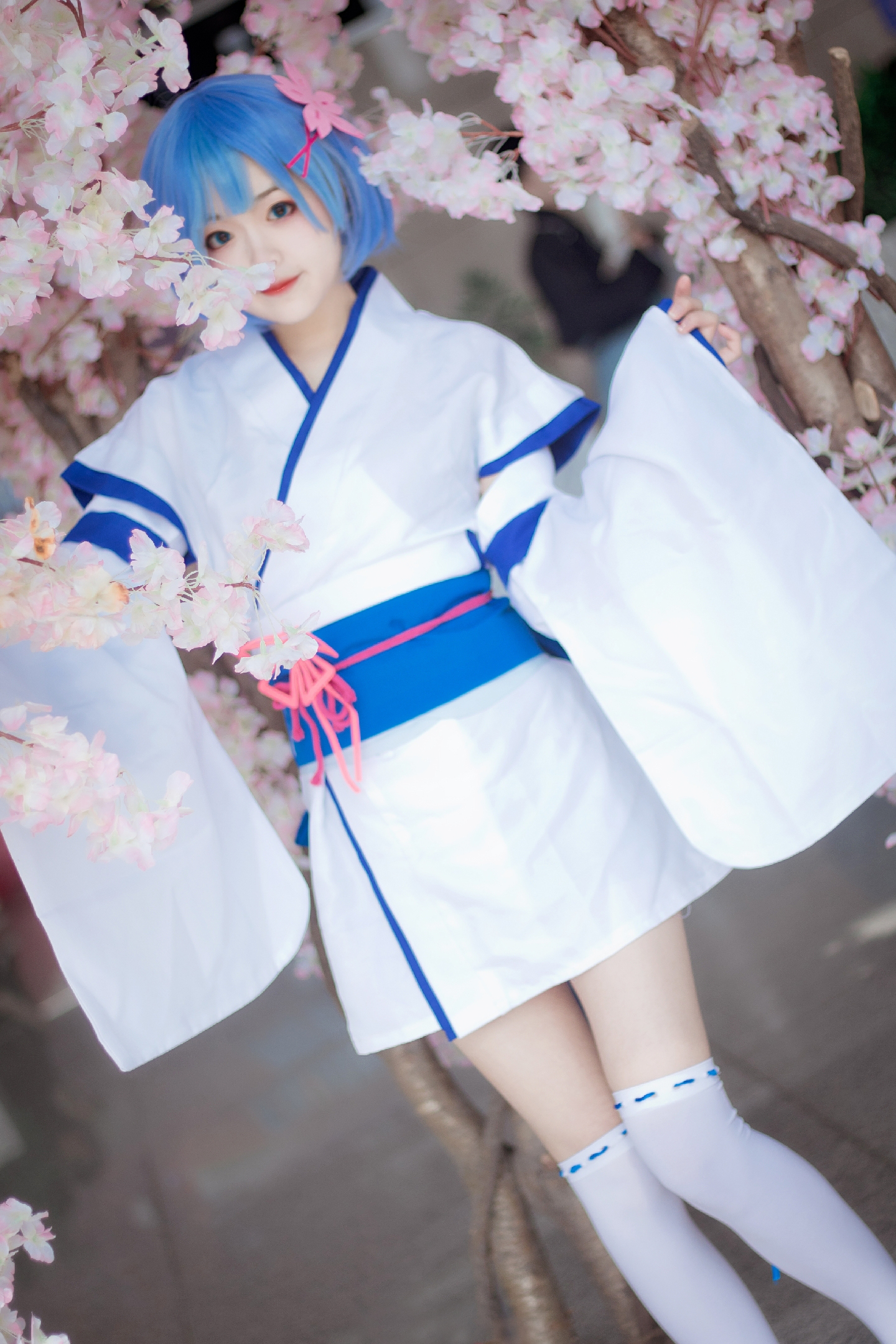 奶糕从零开始的异世界生活和服蕾姆cosplay4