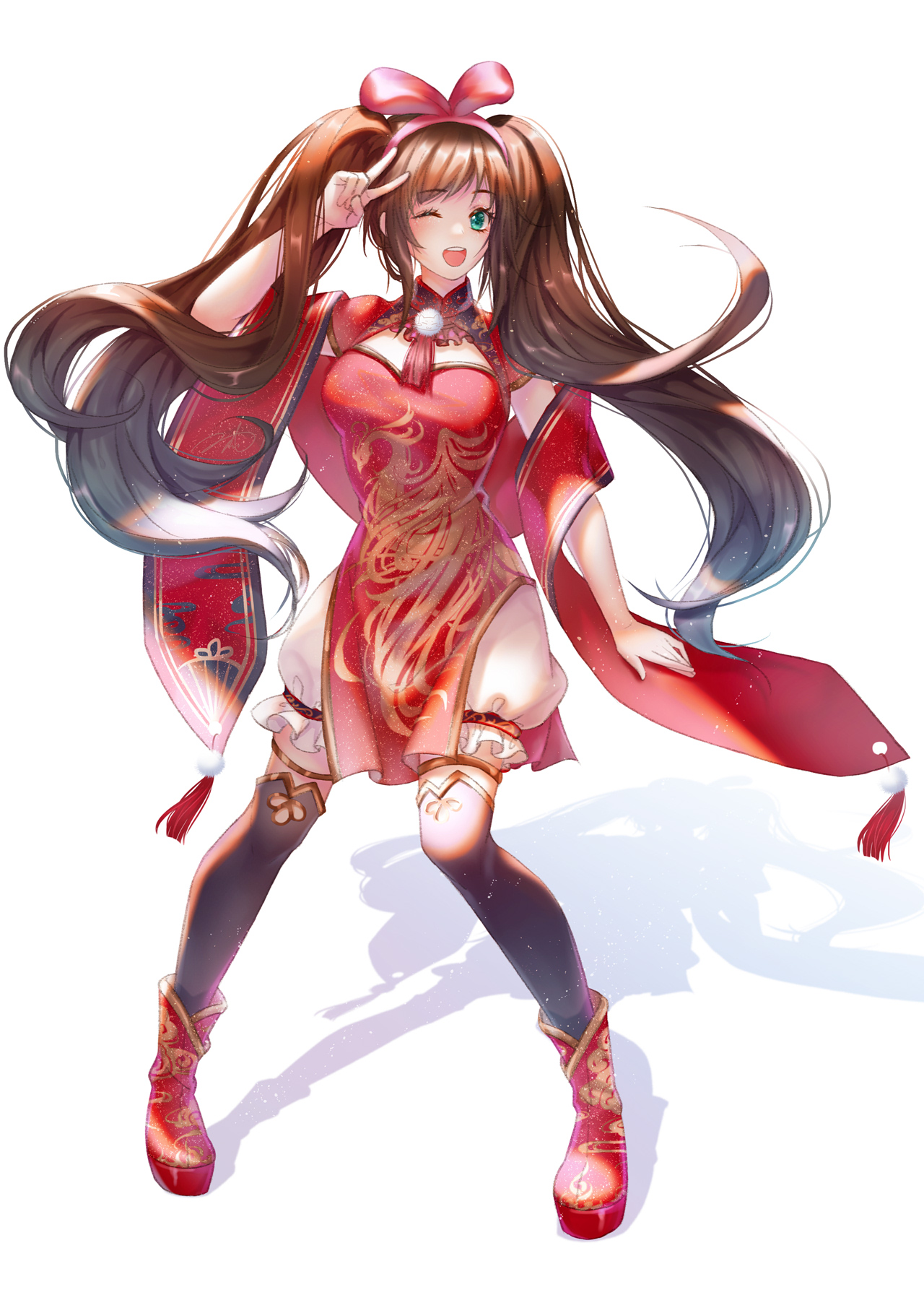 【绘画】【插画】中国绊爱 人设立绘 _ aki明酱 _ 哔哩哔哩相簿