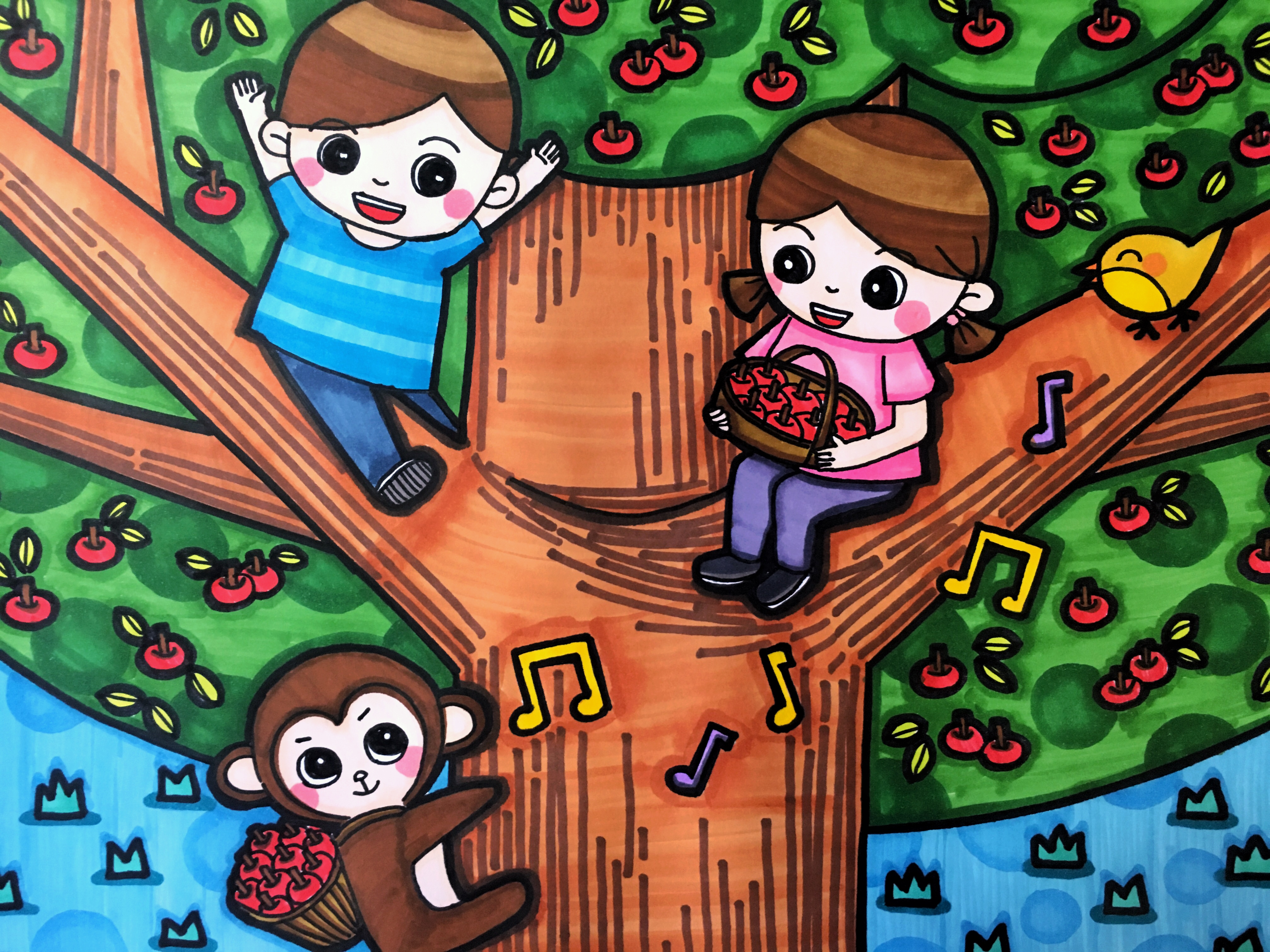 队队龙儿童画 _ 哔哩哔哩相簿