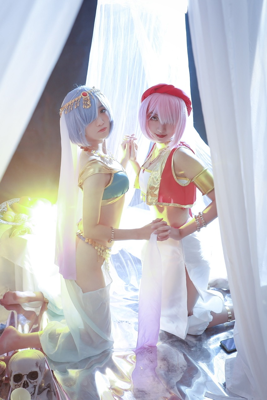 叶唯唯星辰拉姆蕾姆阿拉伯之夜Cosplay2