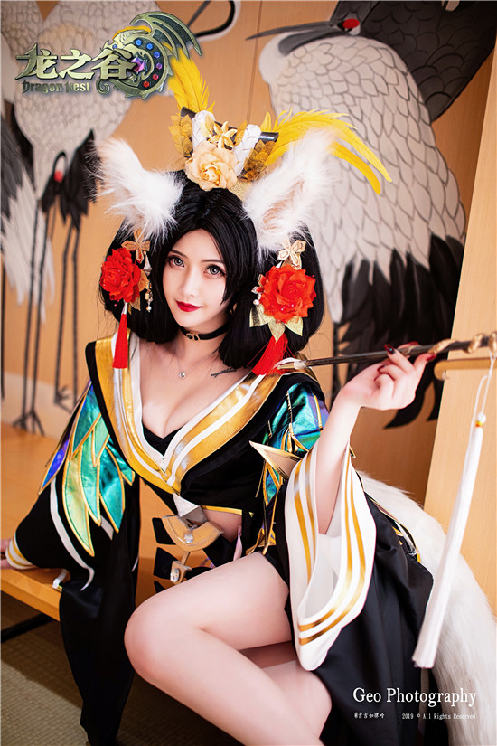 露兒大魔王龙之谷华兰大人cosplay2