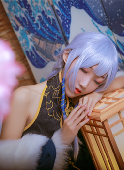 叶唯Vsinger星辰幽牡丹Cosplay