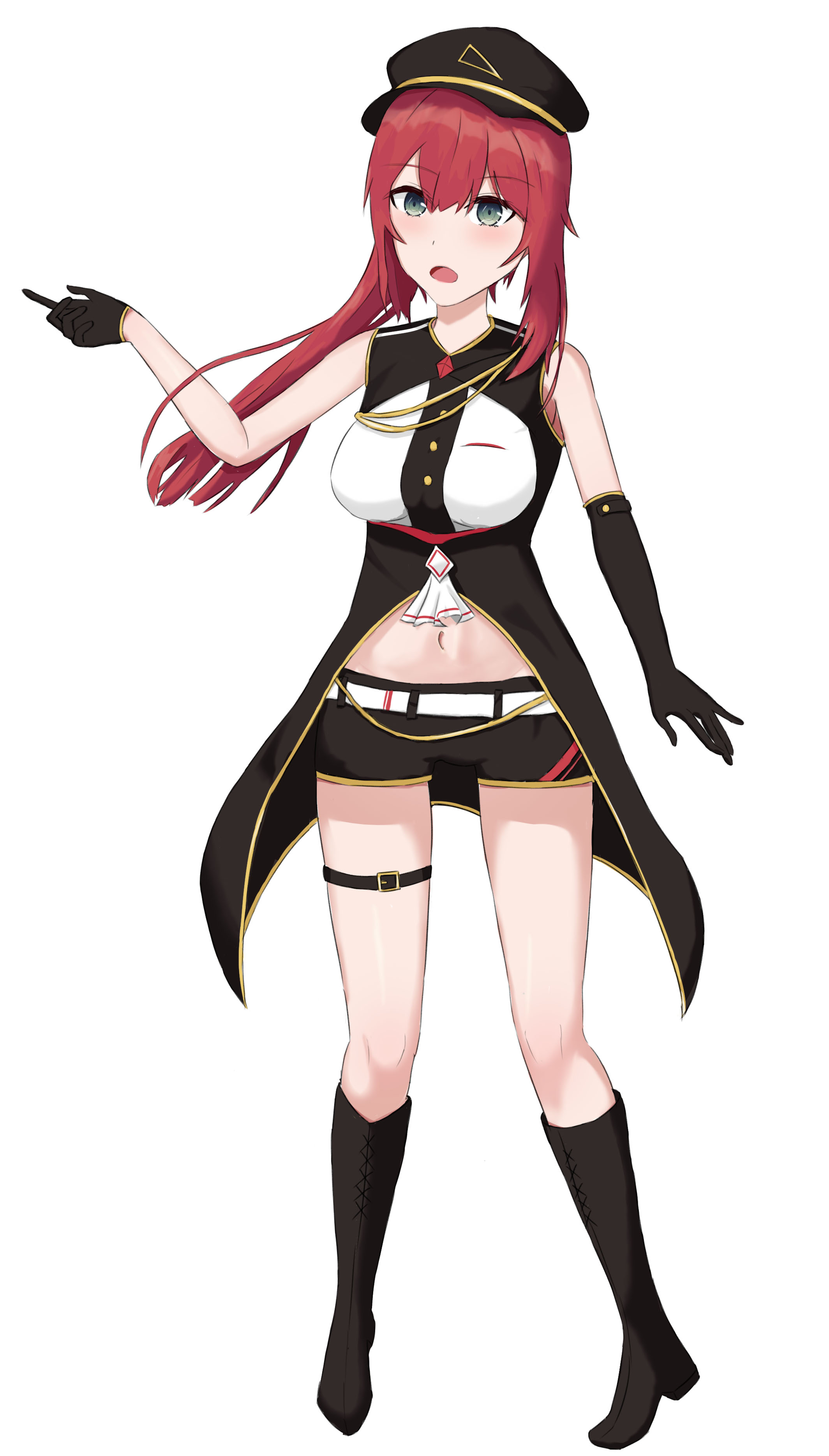 绯赤艾莉欧# #绯赤エリオ#  画了团长 希望团