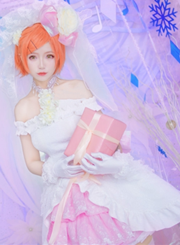 琴南LoveLive星空凛婚纱Cosplay