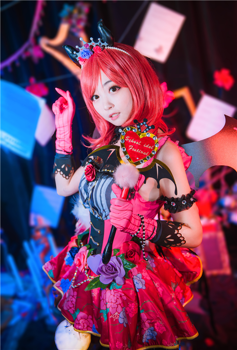 蓝裳LoveLive小恶魔西木野真姬Cosplay1