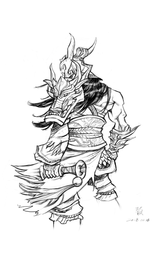 蛮王新春造型 _ 大风云飞 _ 哔哩哔哩相簿