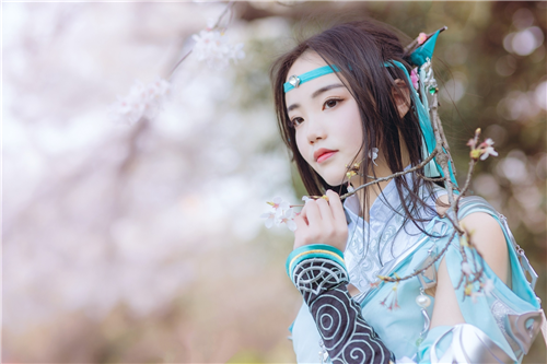 忘川剑网叁雪河琴娘Cosplay8