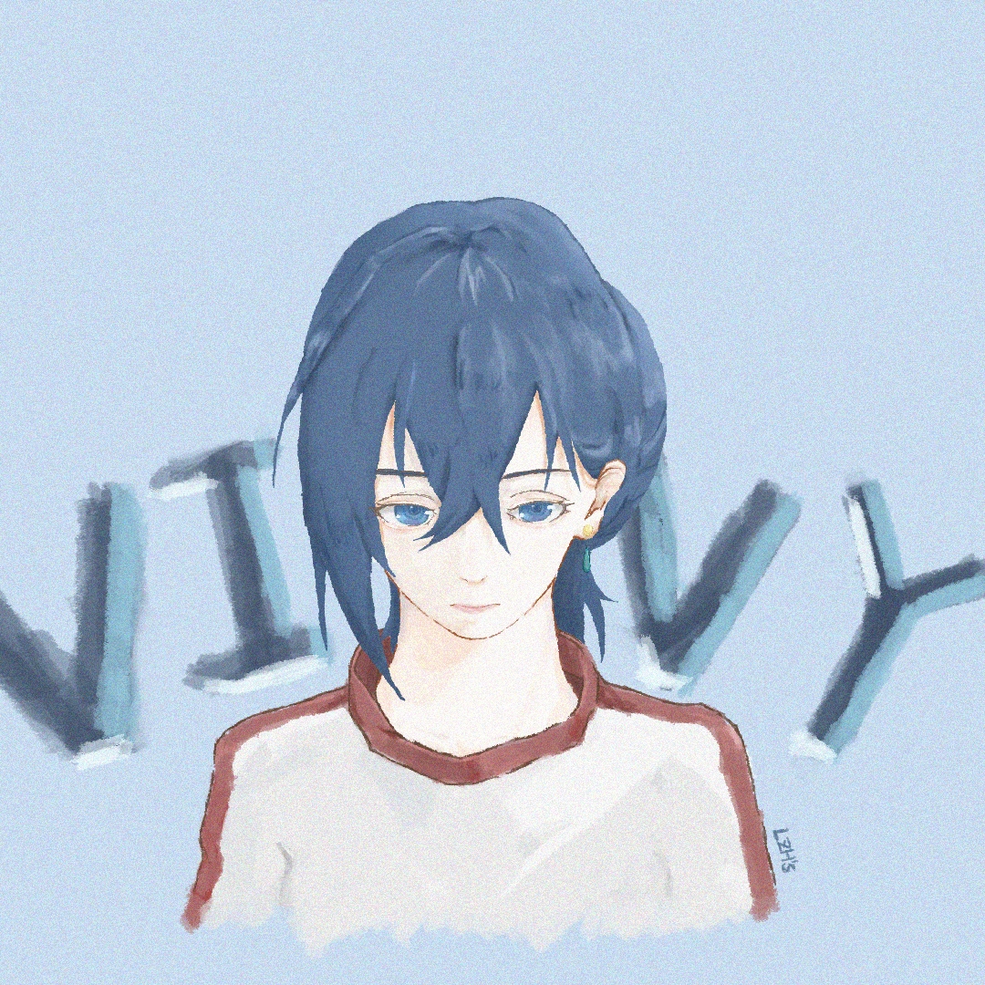 薇薇 -萤石眼之歌-#感谢@linzehs 画的vivy,画风很棒,希望未来有机会