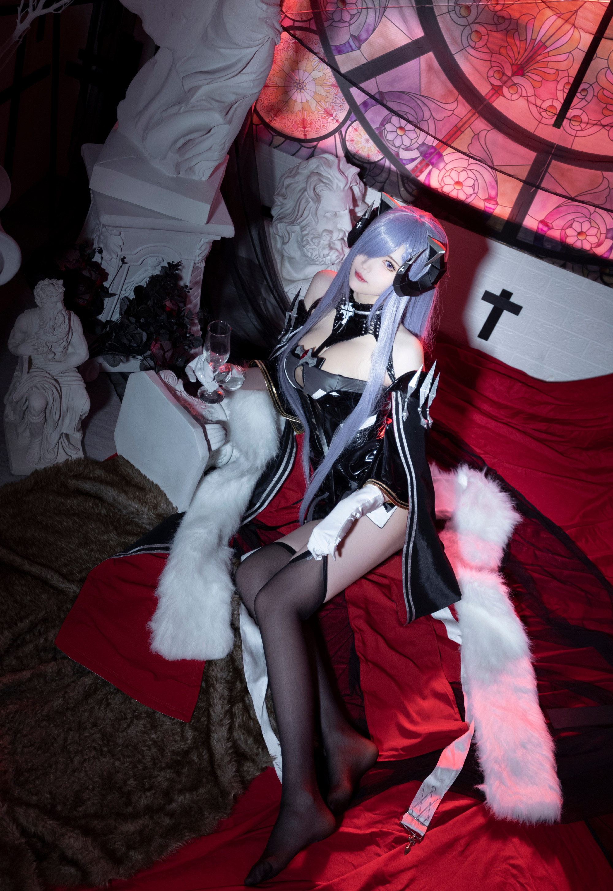 花兮_Honoka碧蓝航线奥古斯特冯帕塞瓦尔Cosplay8