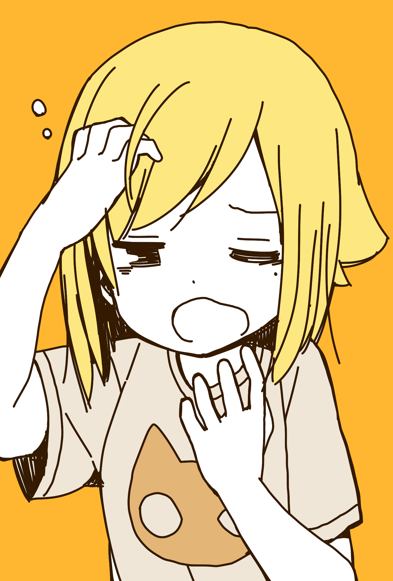 菜子睡醒 2021年5月23日 下午6:03  #一个人的〇〇小日子# #砂尾菜子