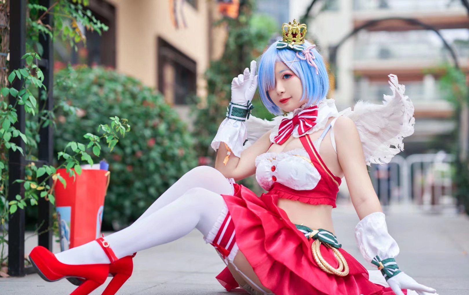 策宝卷卷卷不动re从零开始的异世界生活蕾姆圣诞装cosplay6