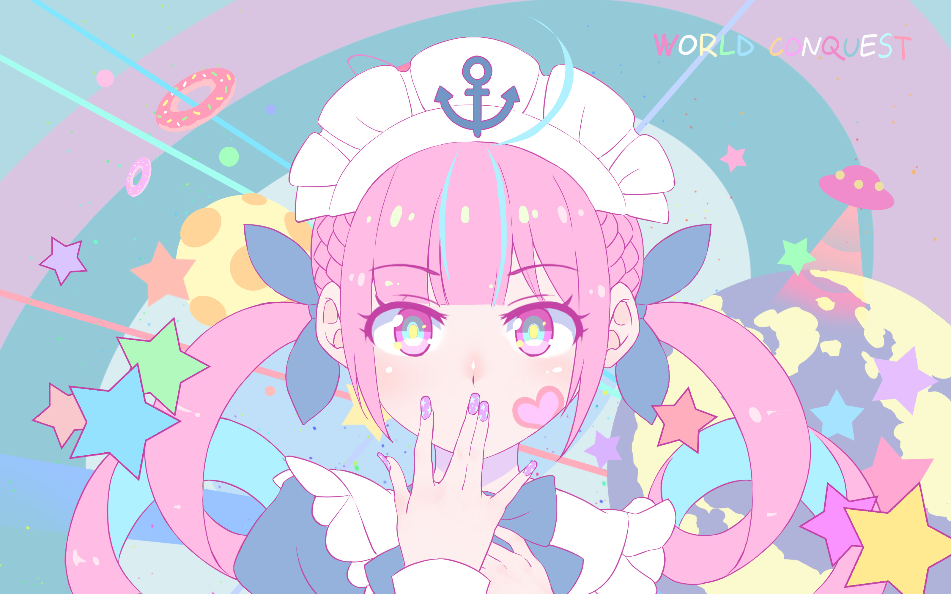 可爱的阿夸,画了~清洁屏幕用. @凑-阿库娅official