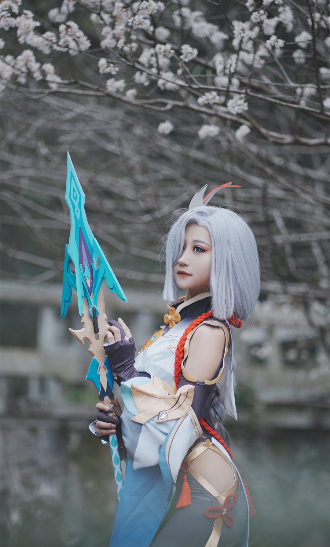 Vv子教授原神申鹤cosplay3