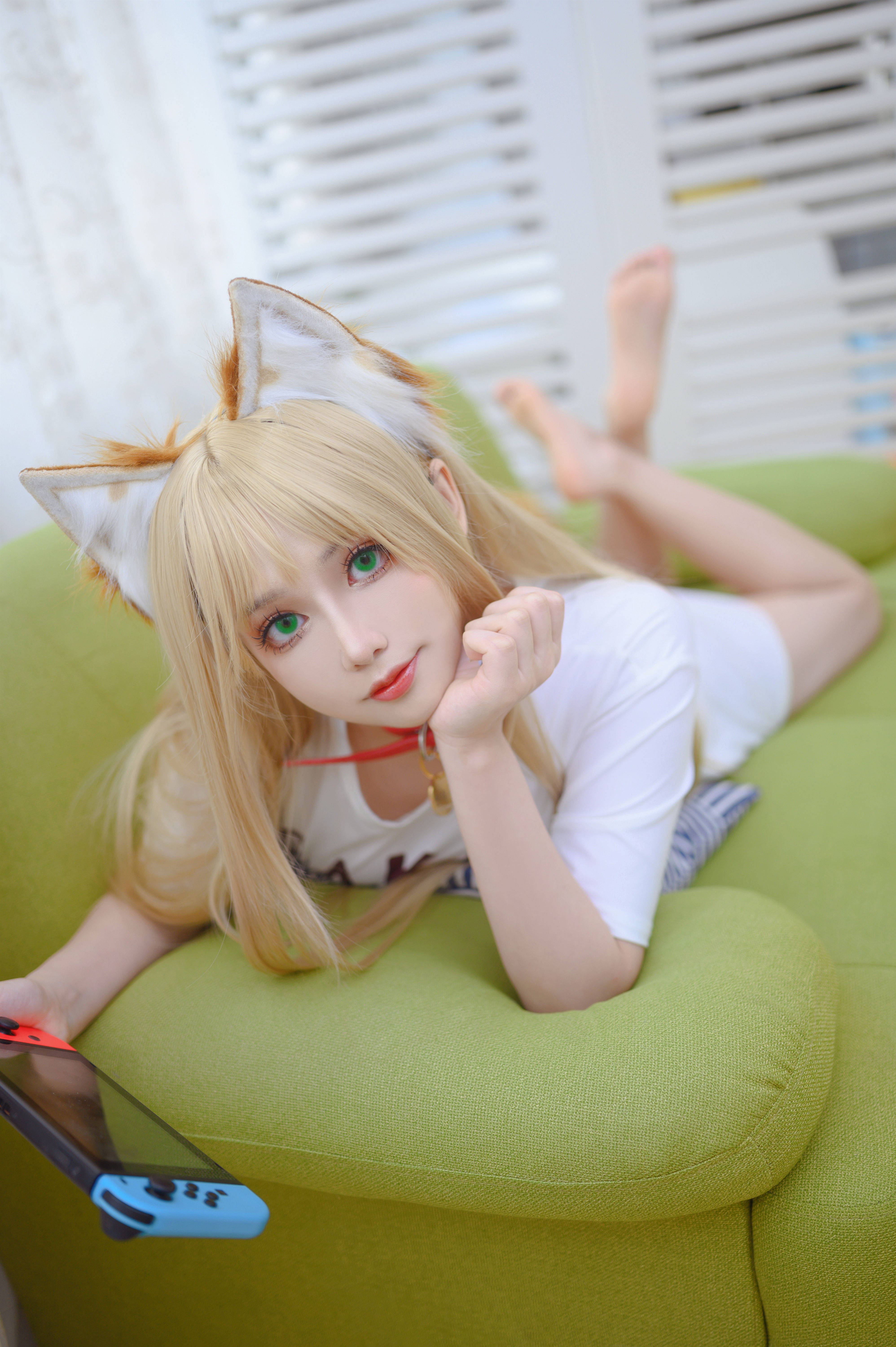 凌凌子黄豆粉猫娘CosPlay8