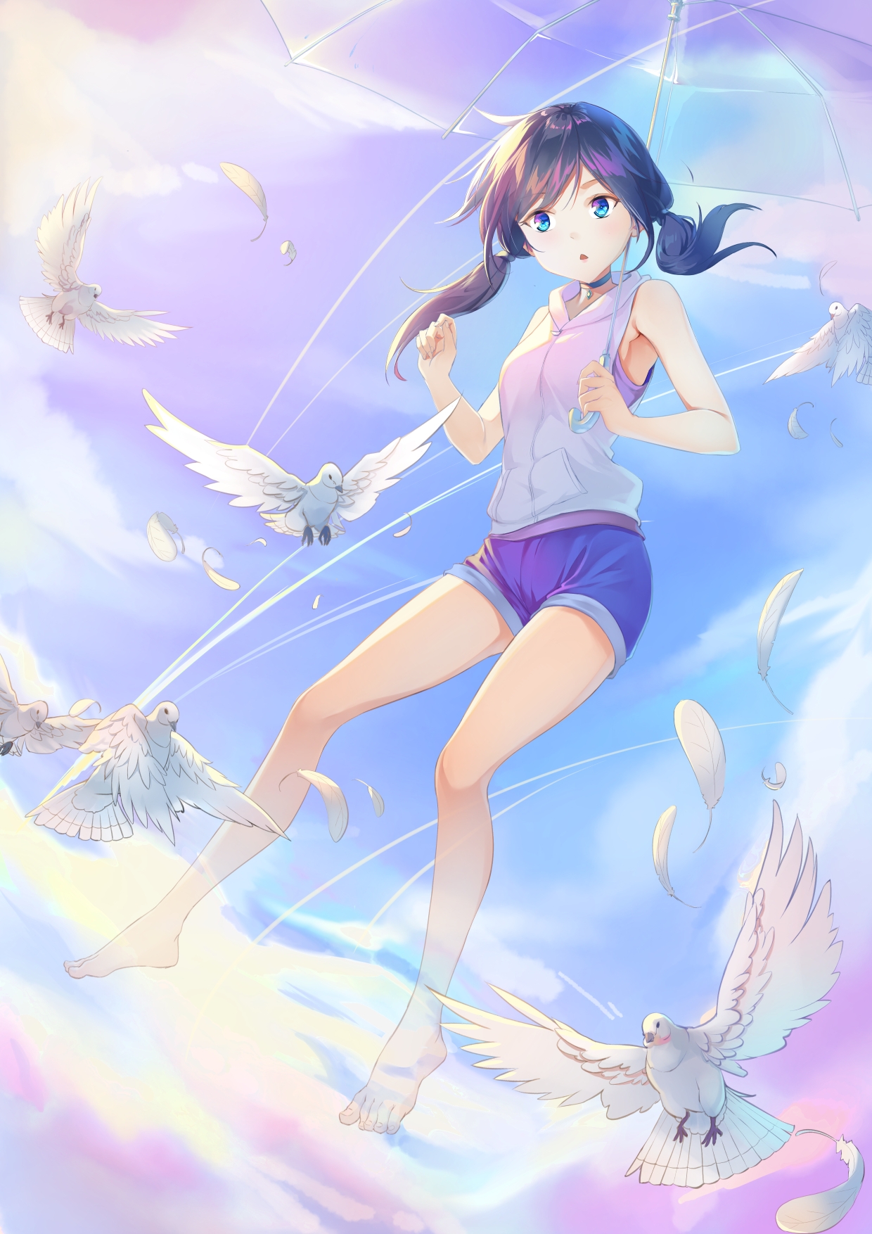 天气之子阳菜雨中写真