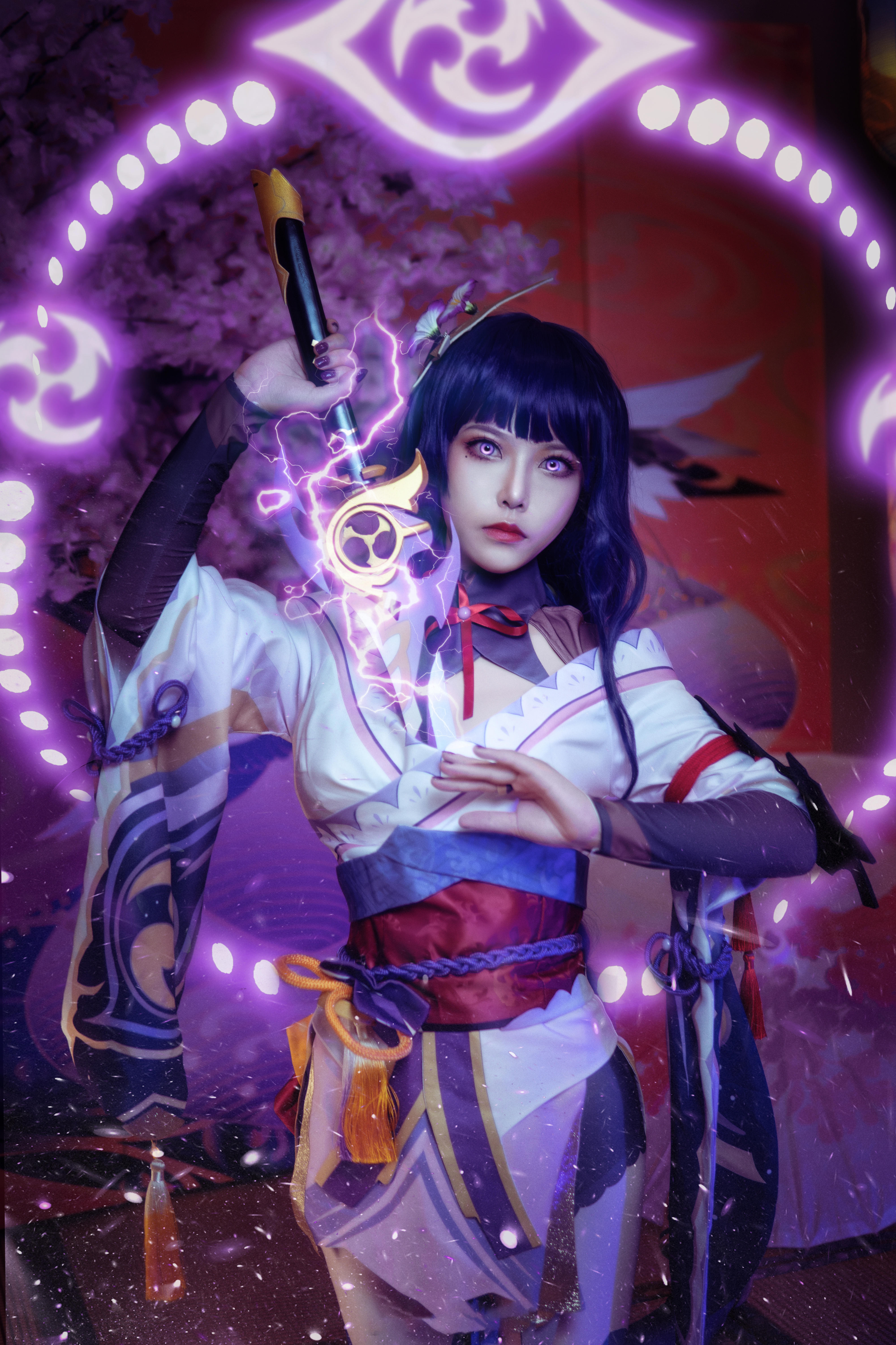 洛城雪Yuki原神雷电将军cosplay2