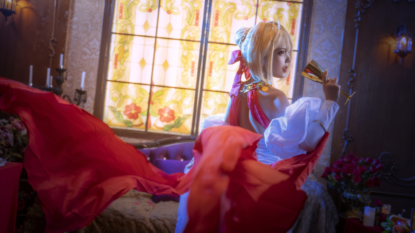 夜七Lucille-Fate grand order尼禄cosplay6