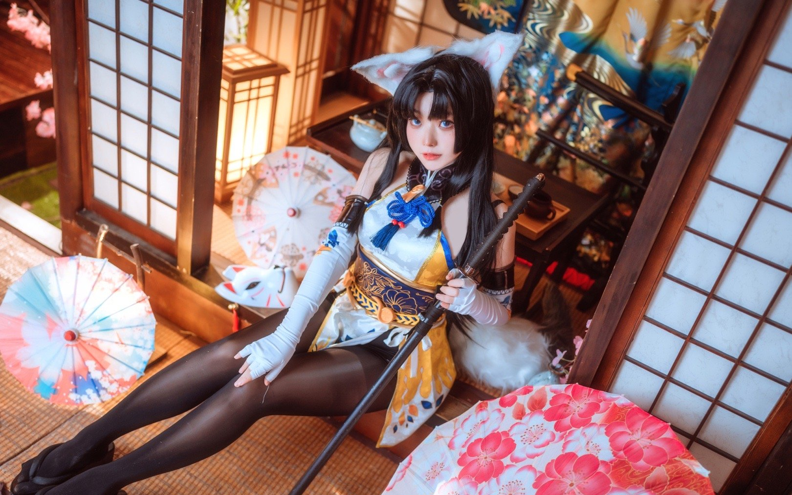 盒原纯壹永劫无间土御门胡桃CosPlay8