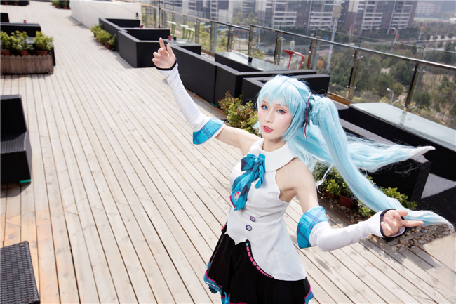 咸鱼晰子Vsinger初音未来Cosplay7