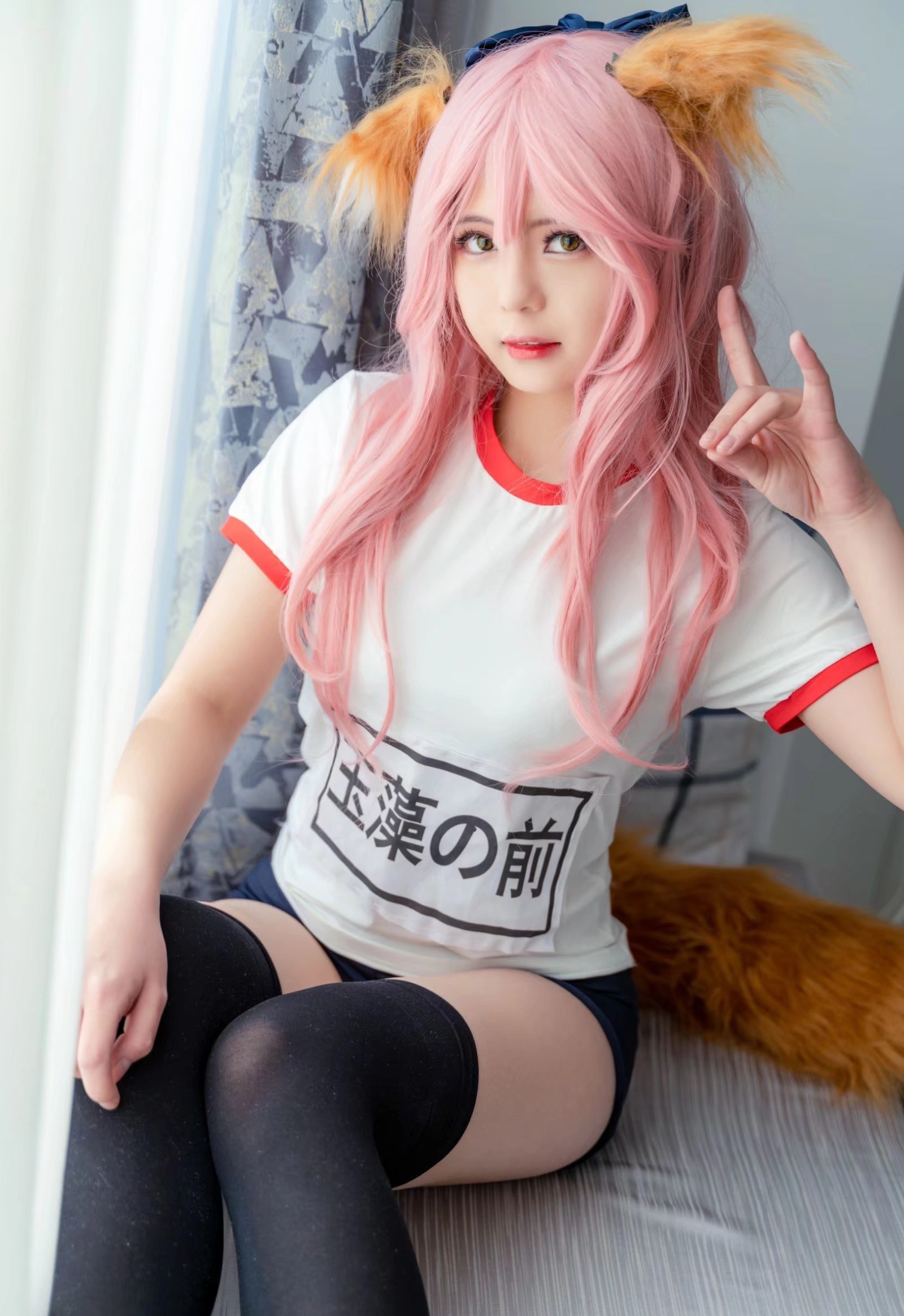 包纸爱酱不好吃玉藻前体操服cosplay4