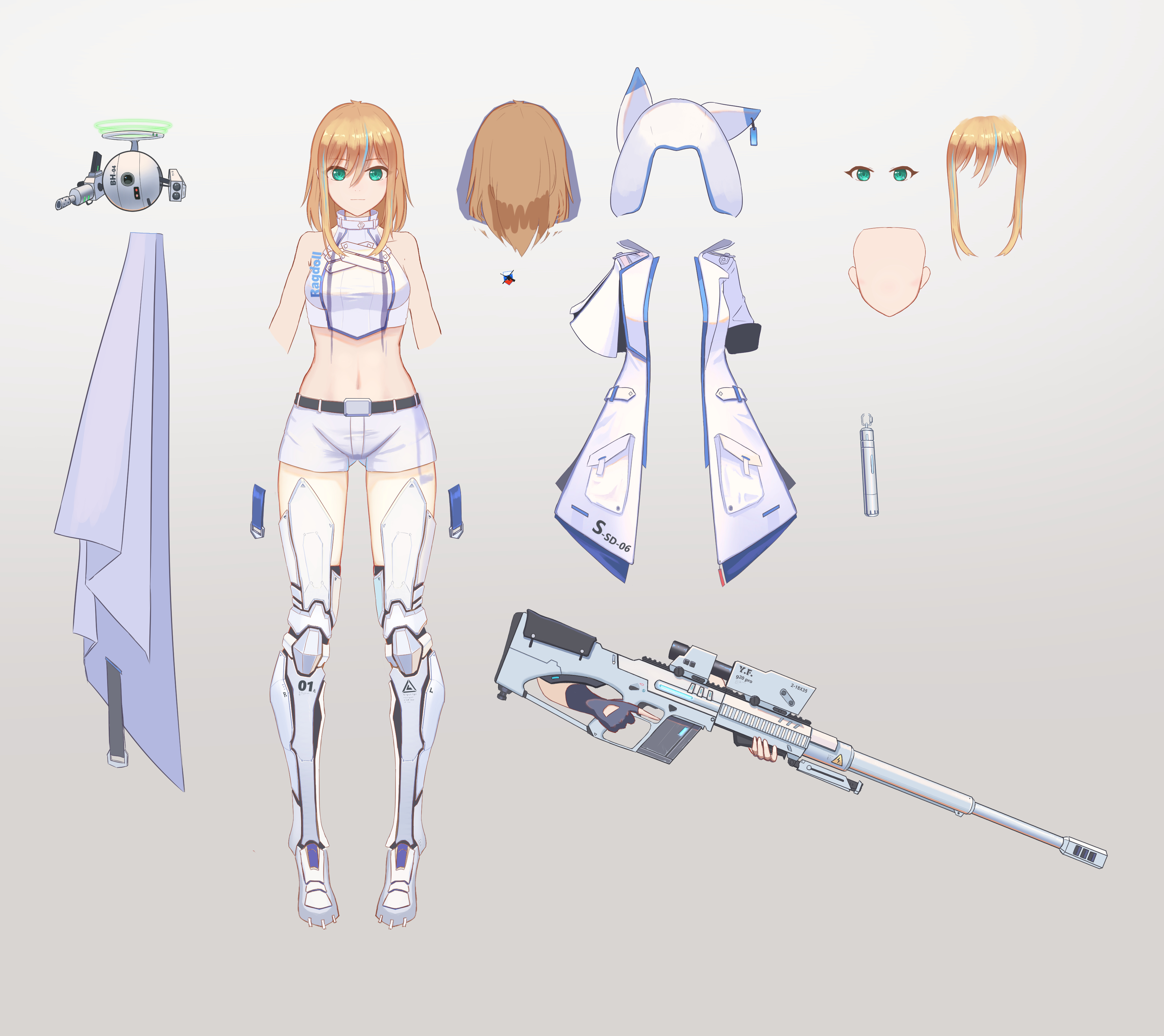 vtb用l2d分层立绘