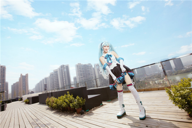 咸鱼晰子Vsinger初音未来Cosplay5