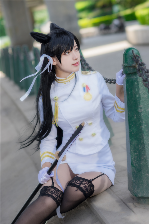 北尾芽辰苏碧蓝航线高雄爱宕cosplay5