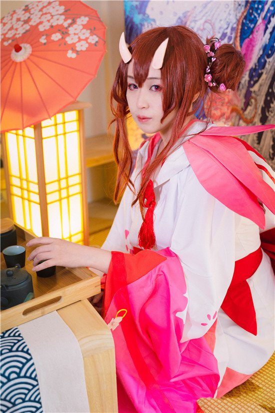 樱酱阴阳师樱花妖桃花妖Cosplay5