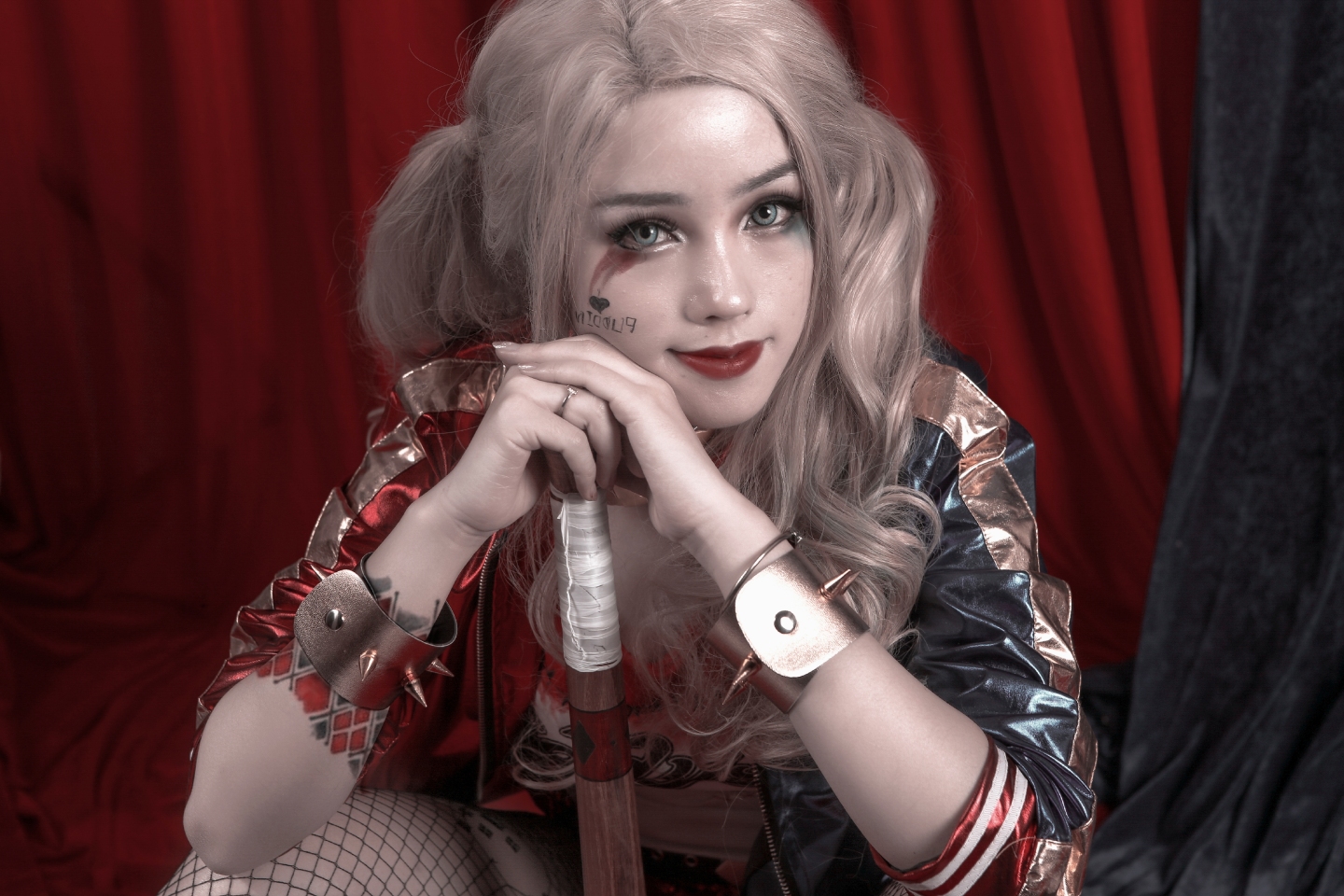 钛合金Harley Quinn哈莉奎茵小丑女cosplay7