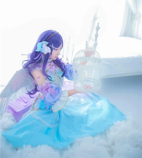 啪啪BigDevil LoveLive东条希白色情人节觉醒cosplay4