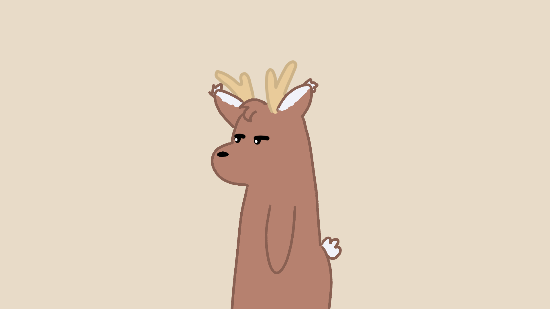 小鹿(狍子)东北限定1080p壁纸 ps:鹿尧river